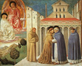 Vision of St. Dominic and Meeting of St. Francis and St. Dominic